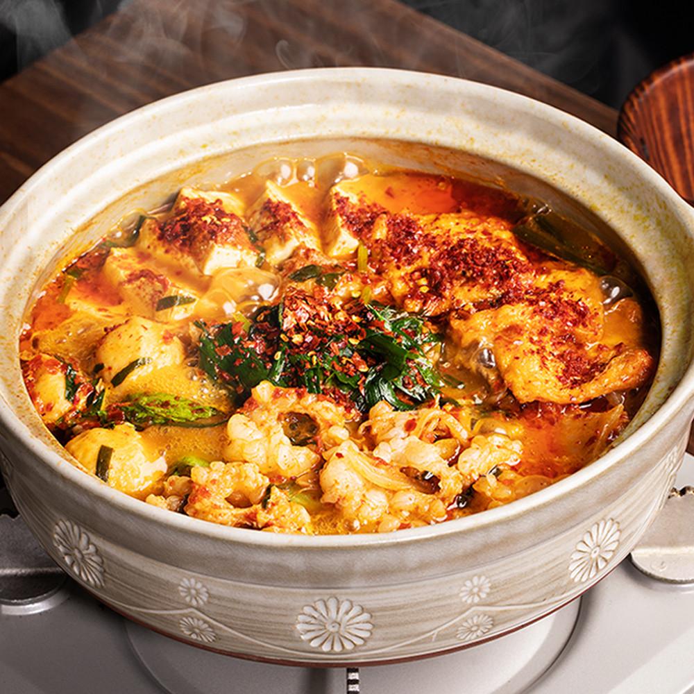 호랑이굴 한우대창전골 모츠나베 간편조리식품 밀키트 캠핑음식 집들이음식 생일상차림 맛집택배