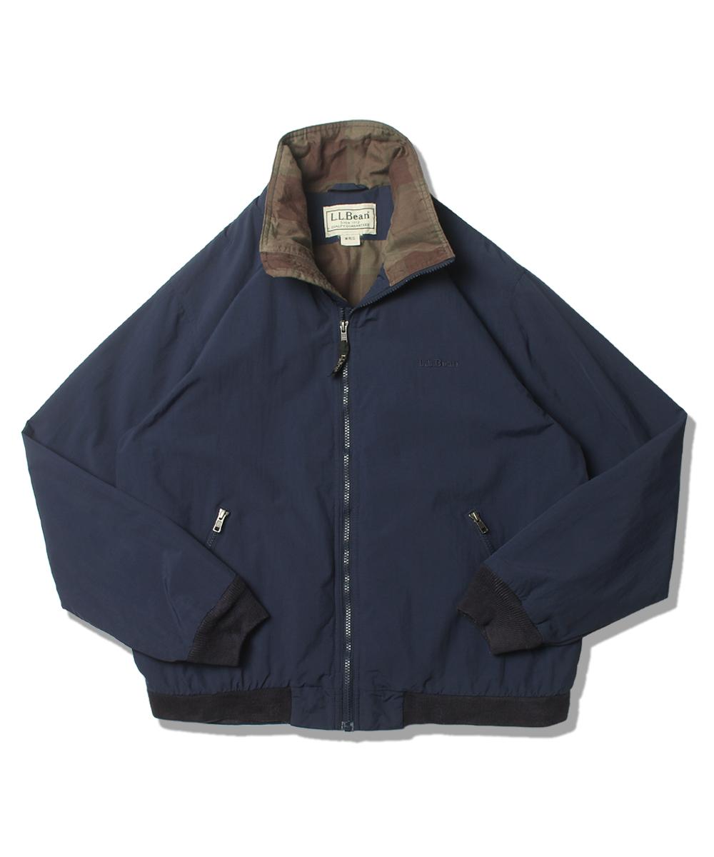L.L Bean check liner nylon blouson