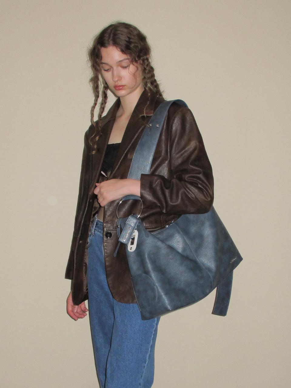 [FITB X 다샤] D. Wide Strap Bag (blue)