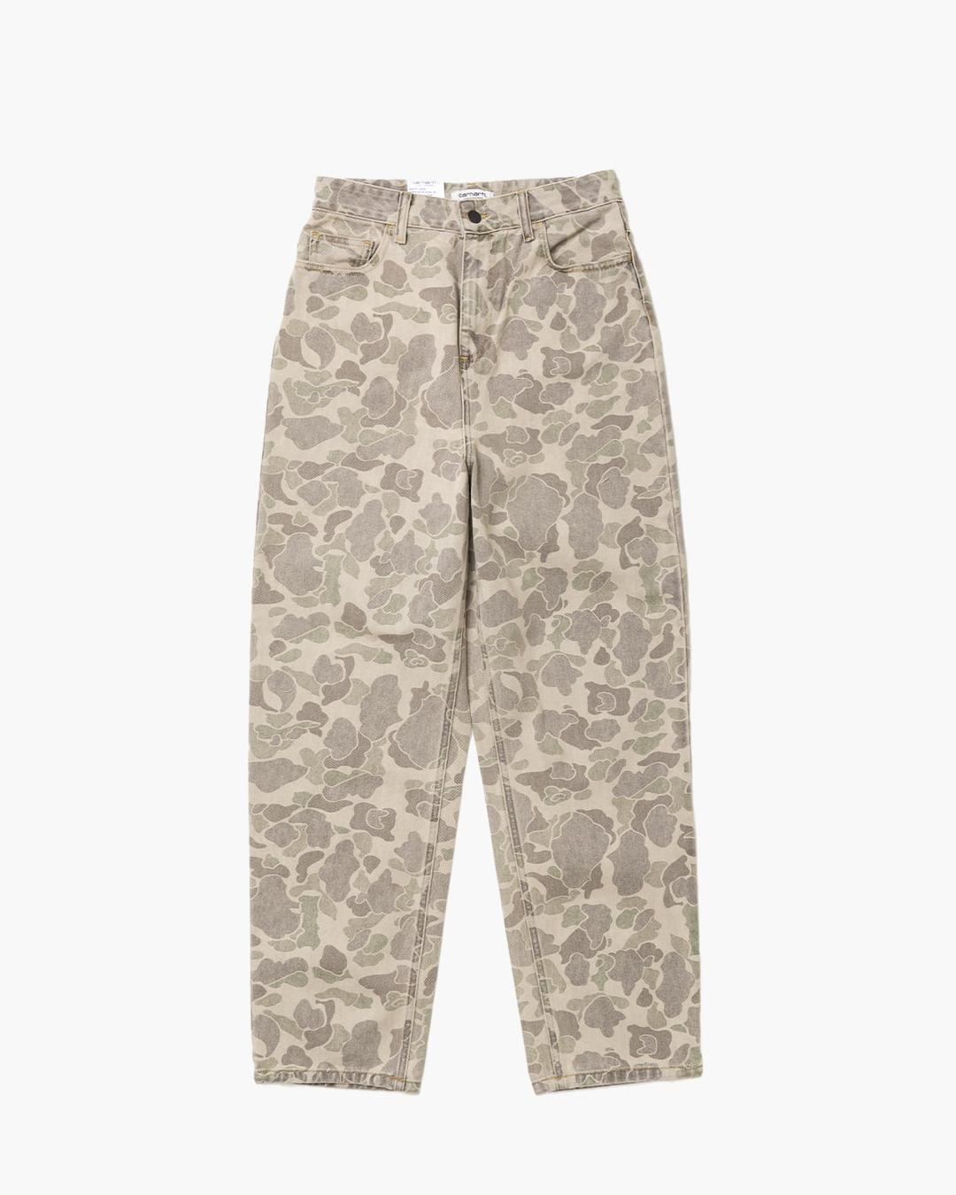 W DUCK ORELL PANT (CAMO DUCK, BLACK BLEACHED)