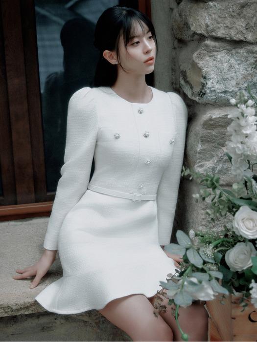 Leia tweed mini dress (2colors)