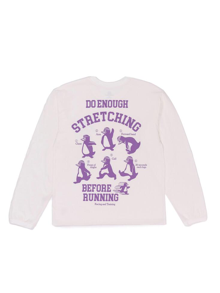 스트레칭 펭귄 긴팔티셔츠 (오프 화이트)