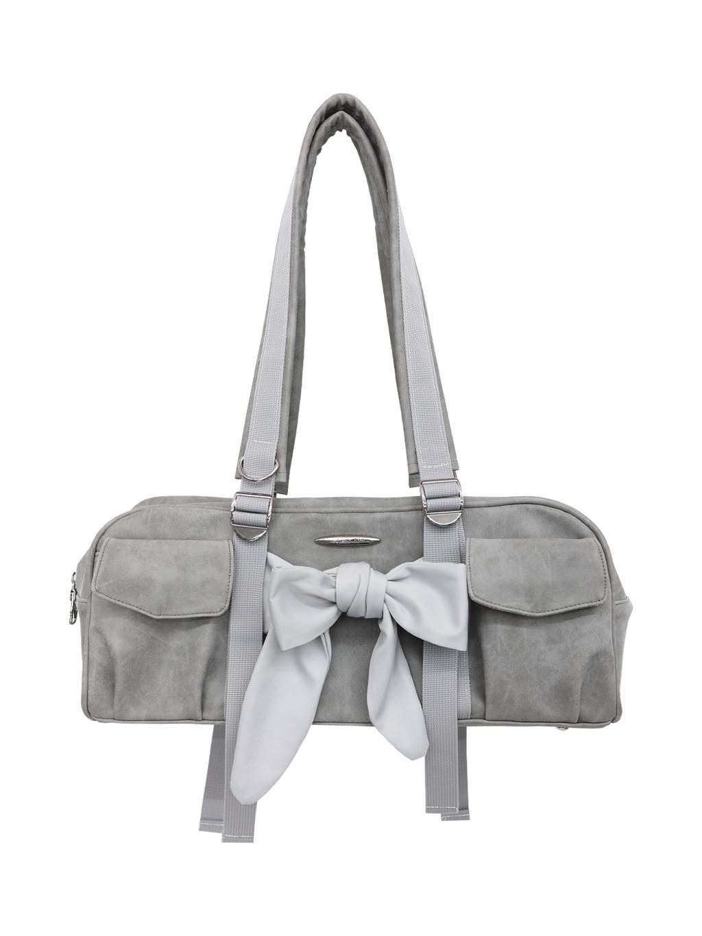 [6/7 예약발송] bow pottie bag (gray)
