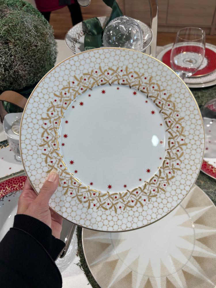 베르나르도 노엘 디너 플레이트 27cm / Bernardaud Noel Assiette à dîner 27 cm