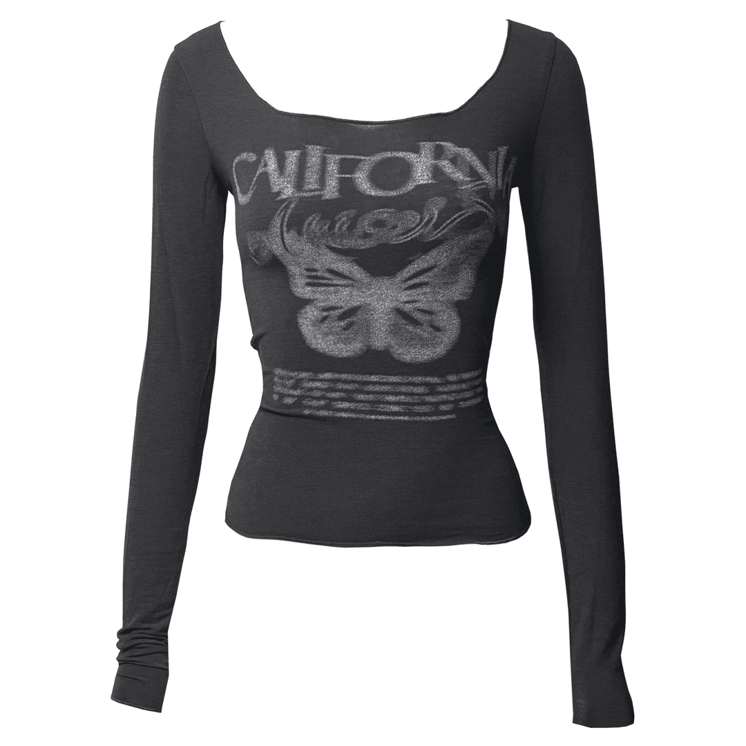 Butterfly See-Through T