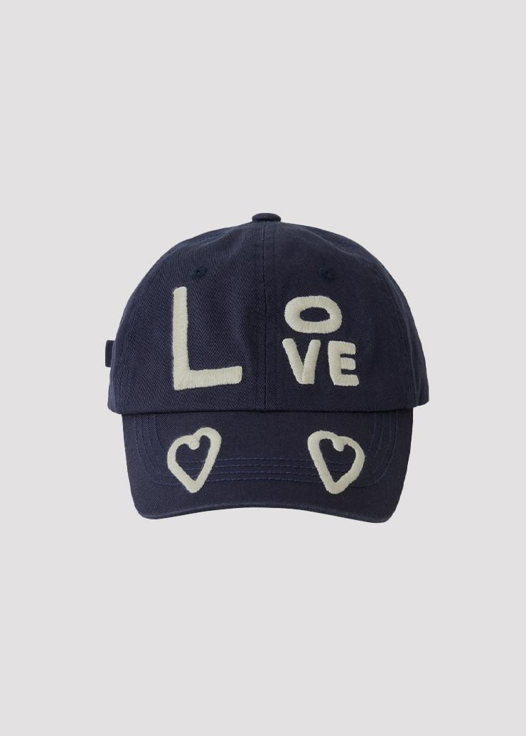CAP LOVE AND HEART NAVY