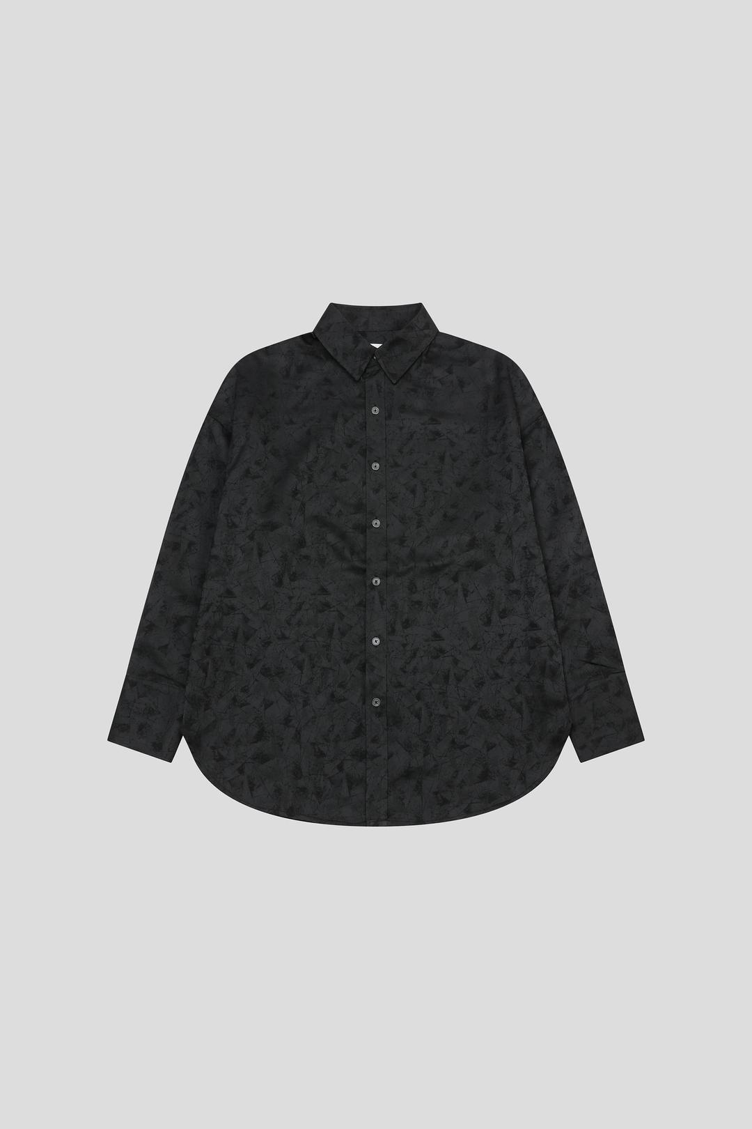 JACQUARD CLASSIC SHIRT_BLACK