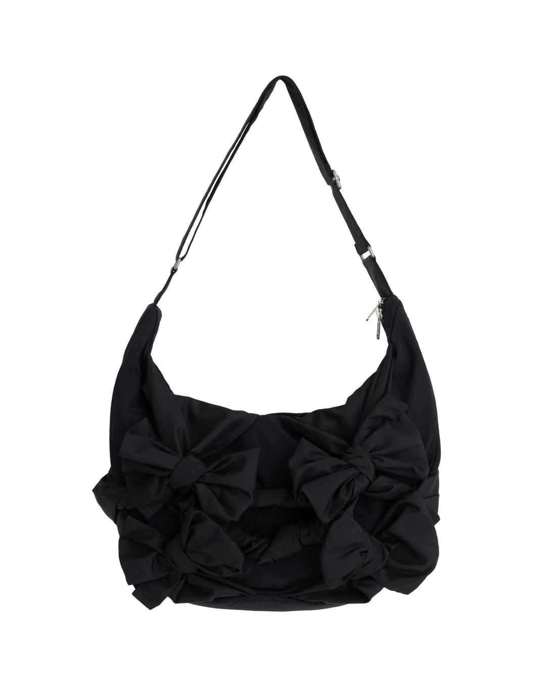 Knotted Cross Bag (Nylon-Black)