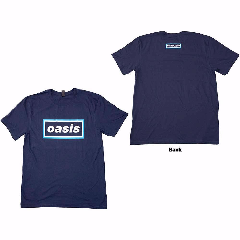 [M,L,XL,2XL 국내배송] 공식 OASIS 오아시스 Main Road Event Logo 반팔 티셔츠 (네이비)