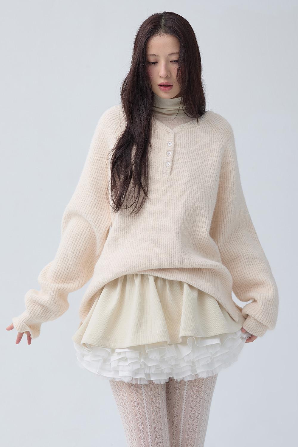 [PRE-ORDER] [Exclusive] ROMANTIC BOUQUET LAYERED SKIRT_TT5W503IV