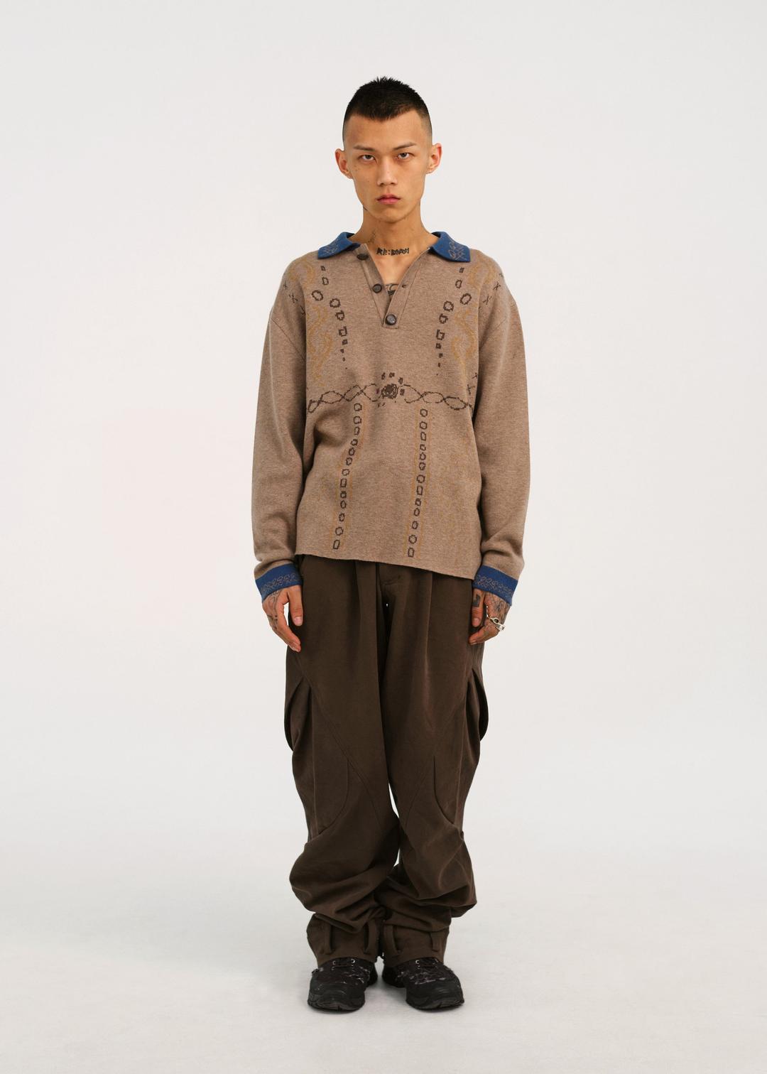 Graphic Pique Knit