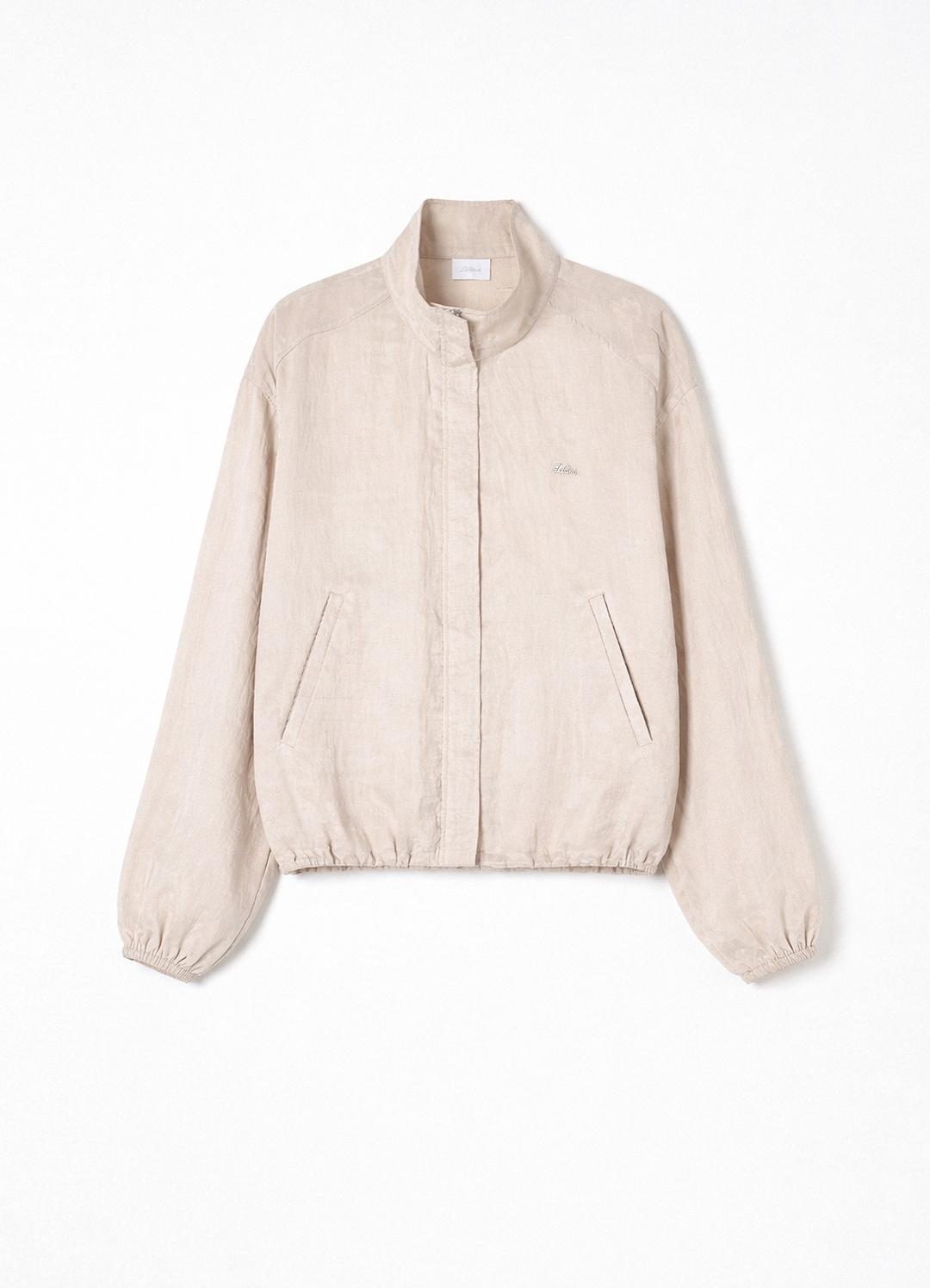 Veil Sheer Blouson(Beige)