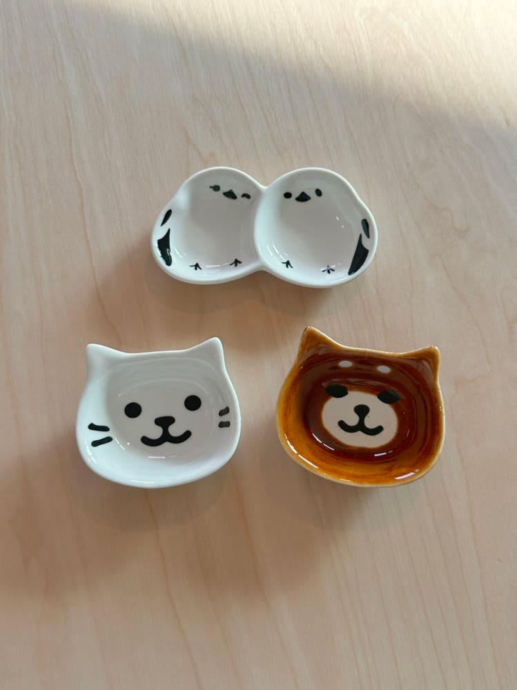 아기새 강아지 고양이 귀여운 미니 소스볼 종지