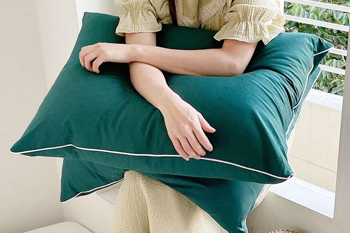 40수 순면 심플링 베개커버 2size/5colors