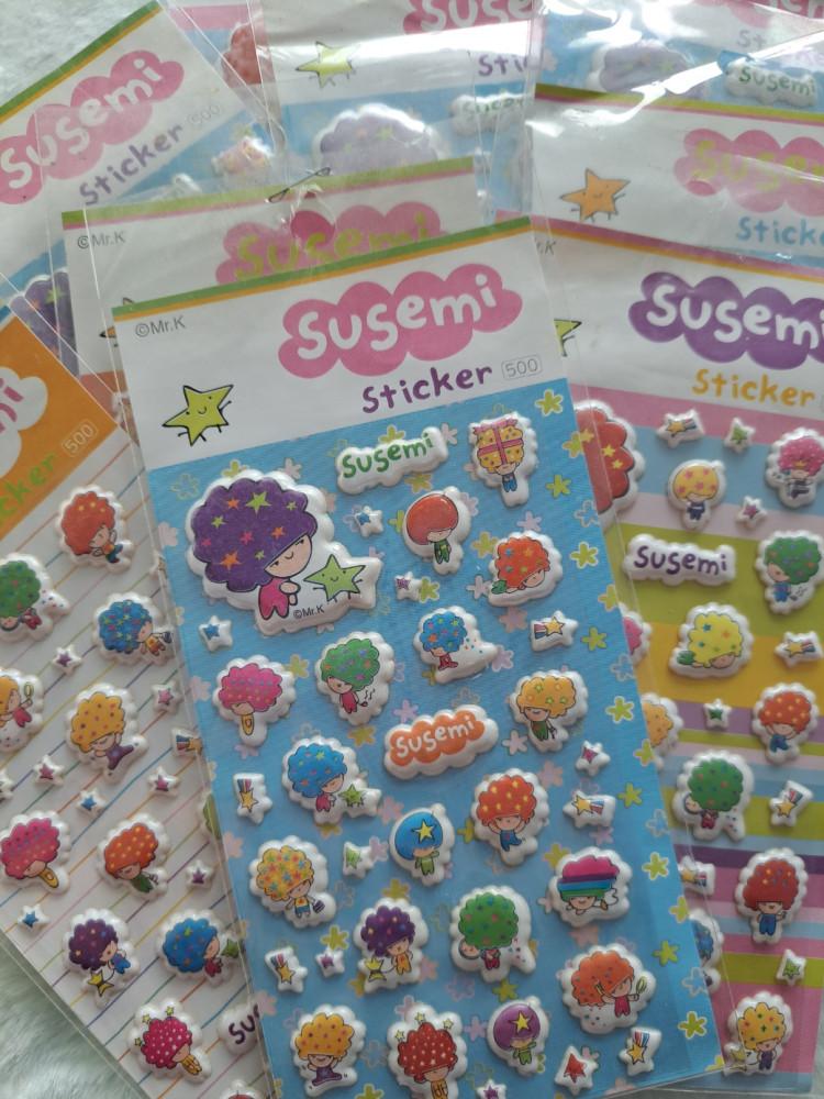 [고전문구] 마법의다락방 미스터케이 수세미 폼스티커