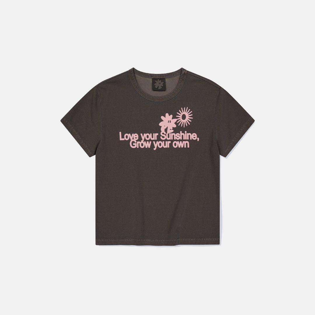 W Love Your Sunshine Tee Brown