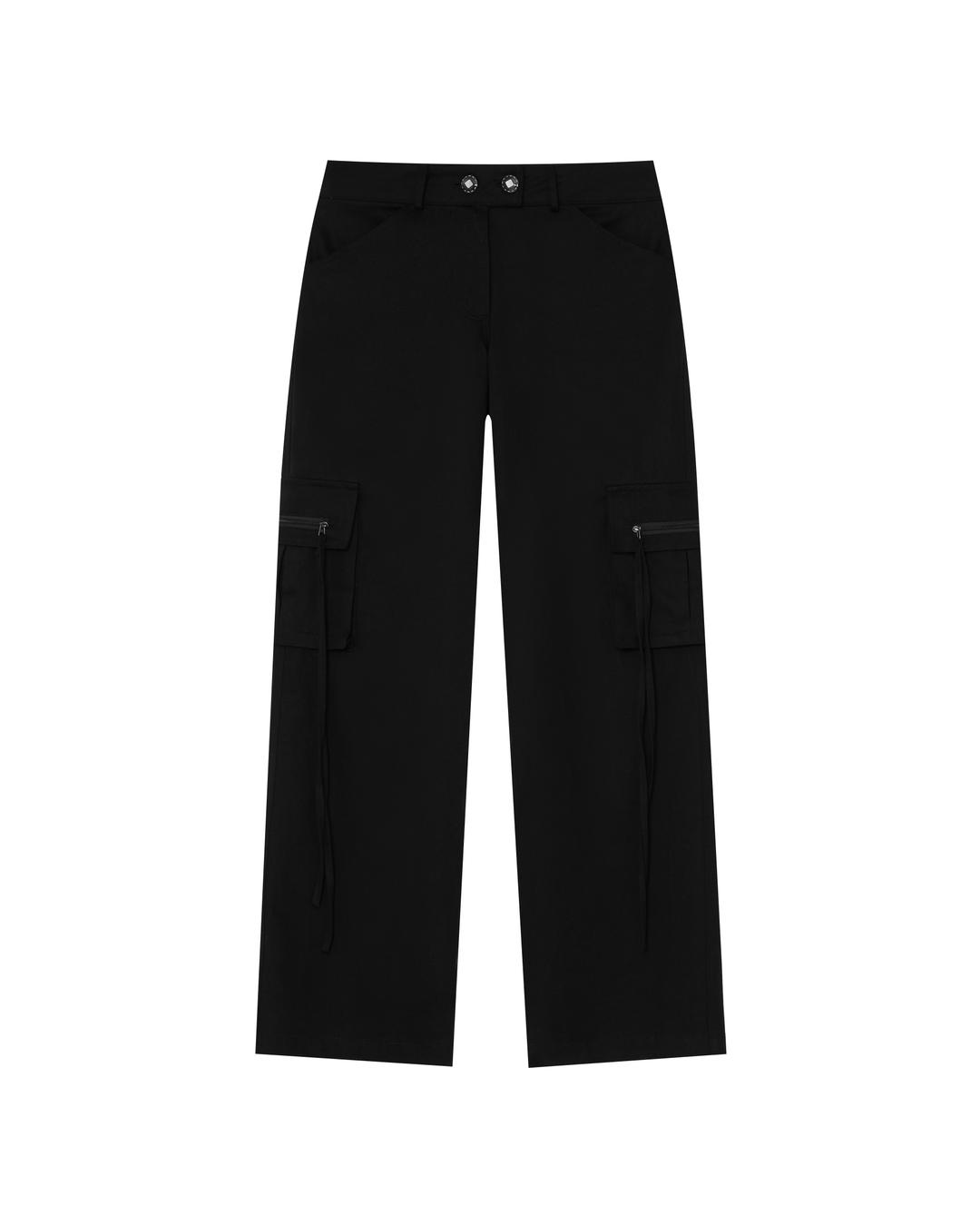 LOW CARGO PANTS [BLACK]