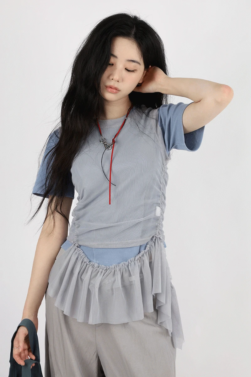 [MD PICK] 크루 프릴 레이어드 나시