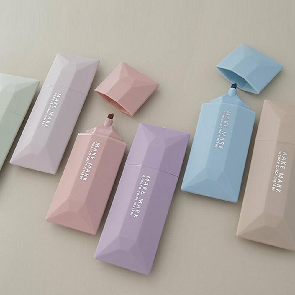 MAKE MARKER 톤다운 컬러 형광펜 마카 / 메이크 마커