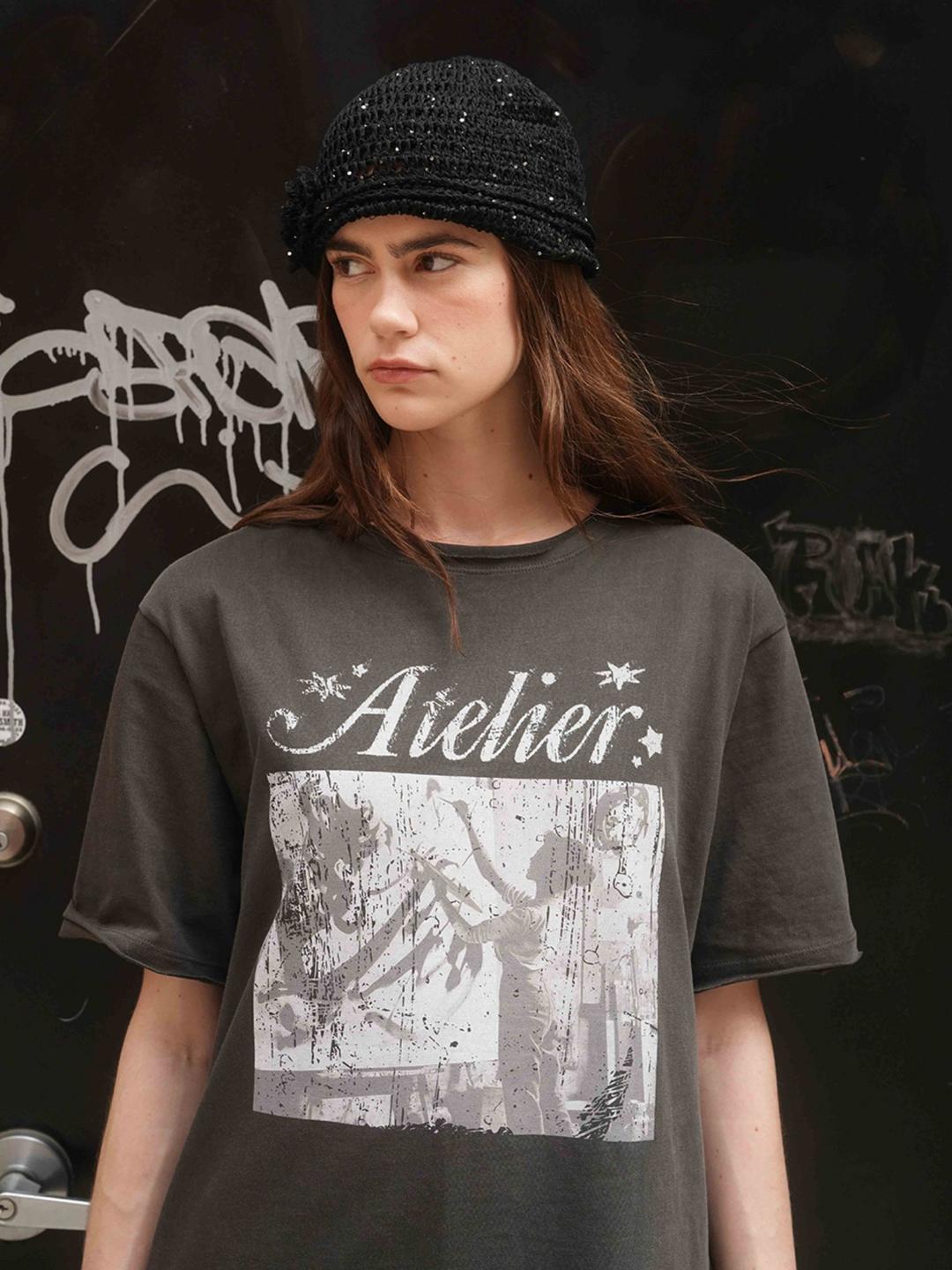 [바로배송][by Atelier] VILLAGE OVERSIZED T-SHIRT