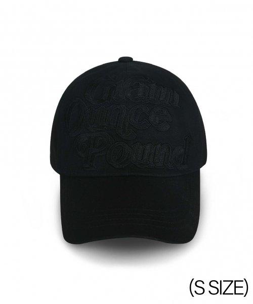 70S LOGO 6-PANEL CAP_BLACK / BLACK SMALL
