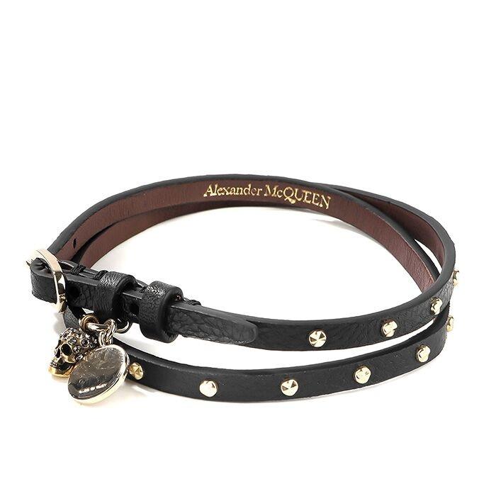 [알렉산더맥퀸] (I_551156 1ACPK 1001) 남성 해머드 스터드 팔찌 22SS