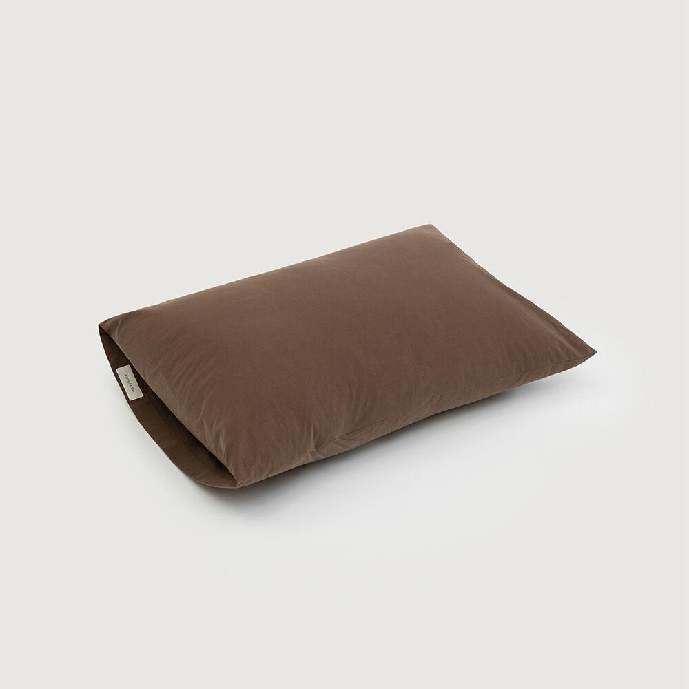 Cotton Pillow Cover (Brown)