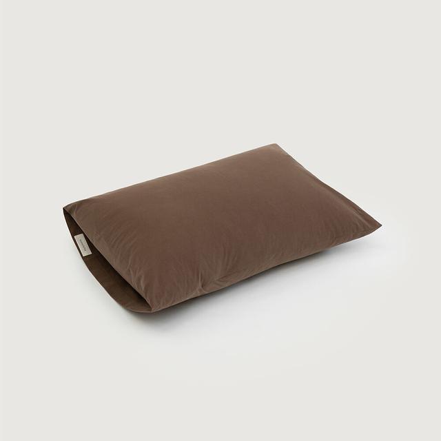 Cotton Pillow Cover (Brown)