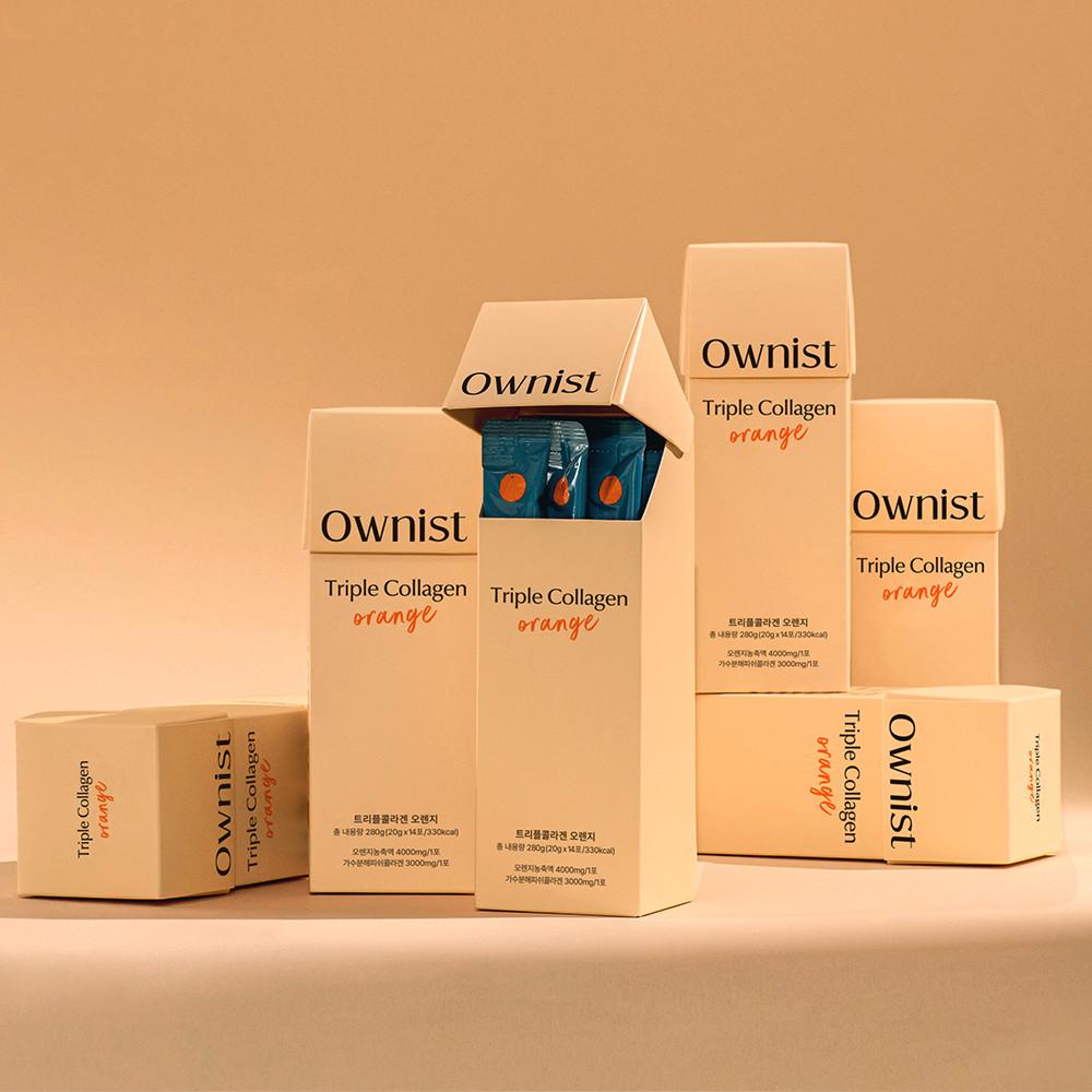 오니스트 트리플콜라겐 오렌지 3달 (5+1박스) 마시는 액상콜라겐 고함량 [원산지:상세설명에 표시]