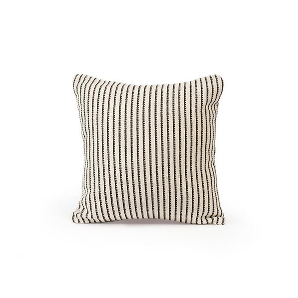CUSHION COVER_BLACK STRIPE
