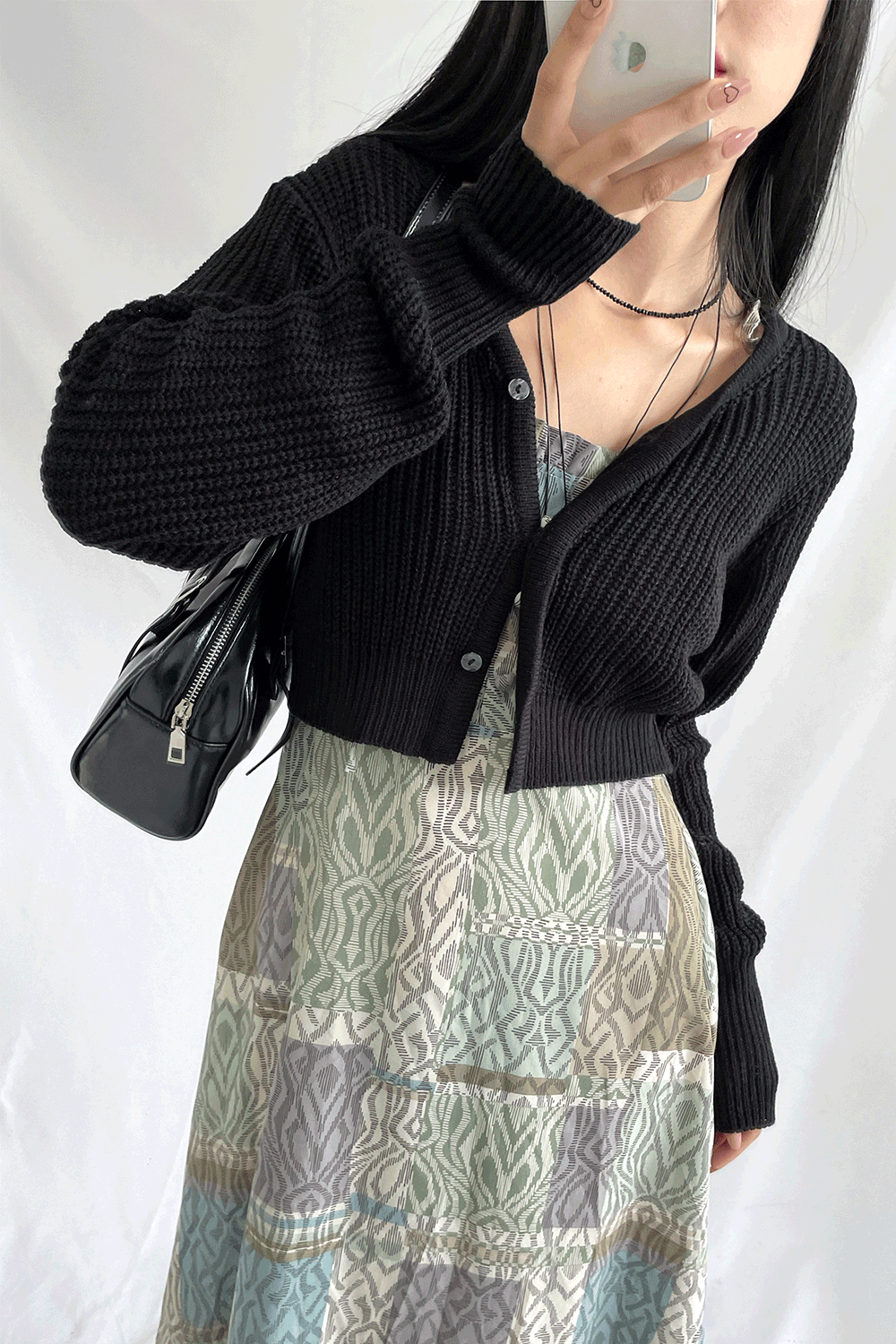 jelly crop cardigan (3colors)