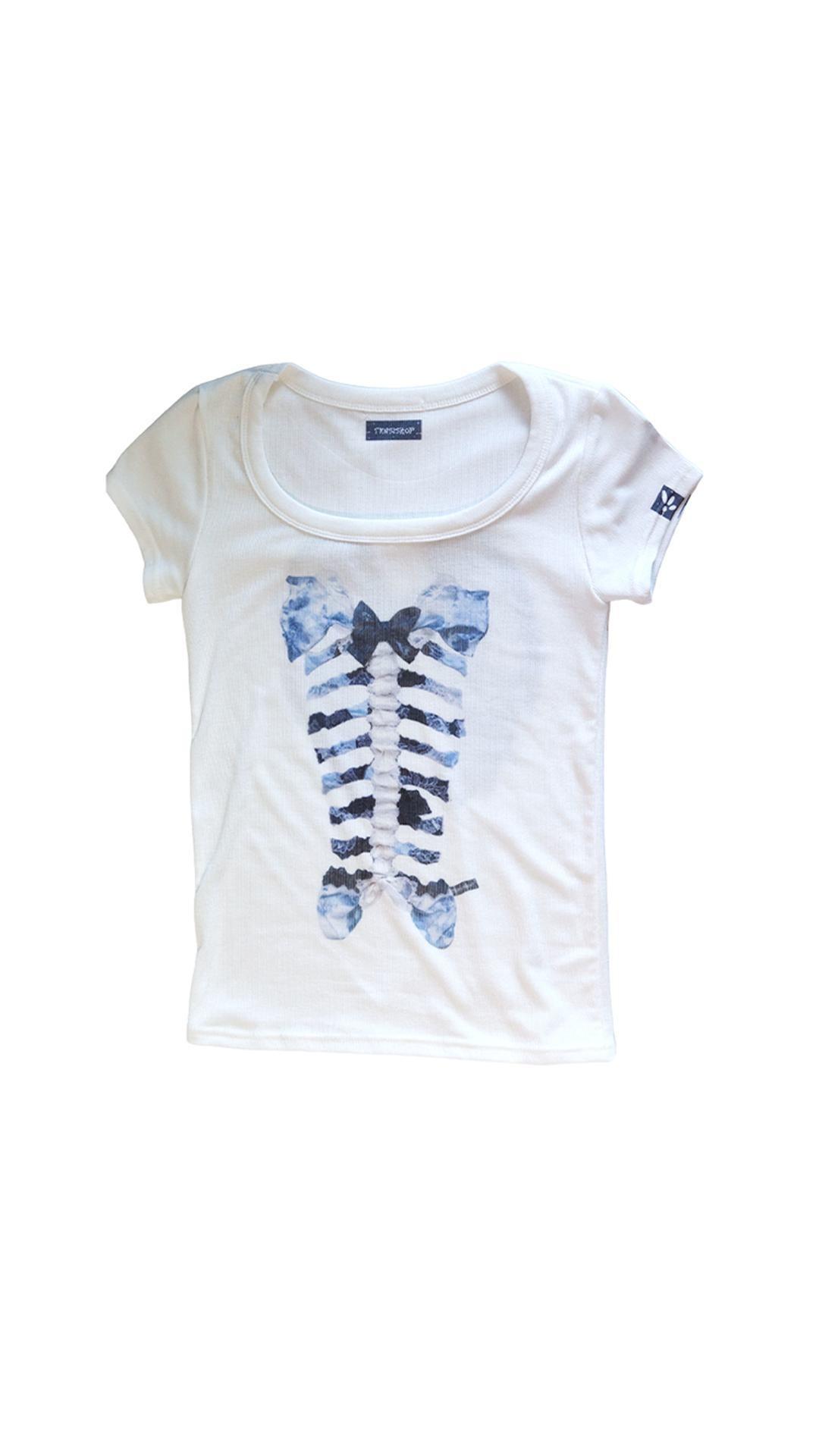 [tensishop] bone to be lovely silk lovely wing (blue)