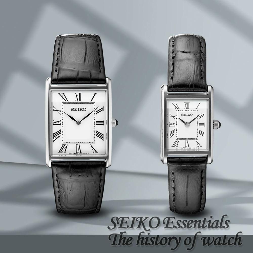 세이코 SEIKO 국내재고 세르띠에 남자 여자 가죽시계 패션시계 SWR049 SWR053
