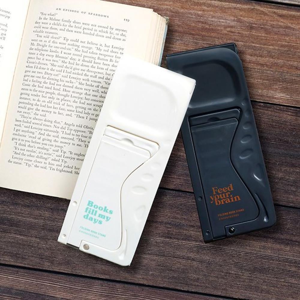 접이식 간편한 휴대용 폴딩 심플 독서대 전자책 리더기 태블릿 사용가능