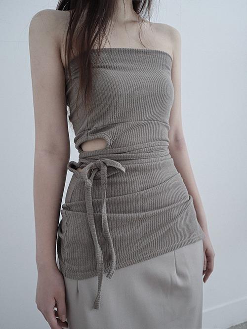 HOLE STRAP TOP, 3color