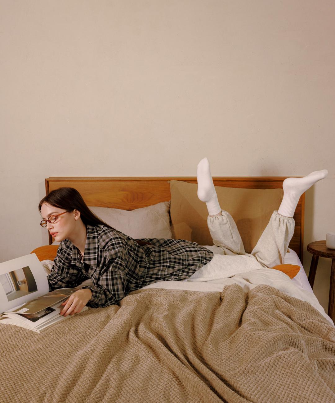 리투 [🚚당일발송] 웜 기모 데일리 크루 삭스 7 pack