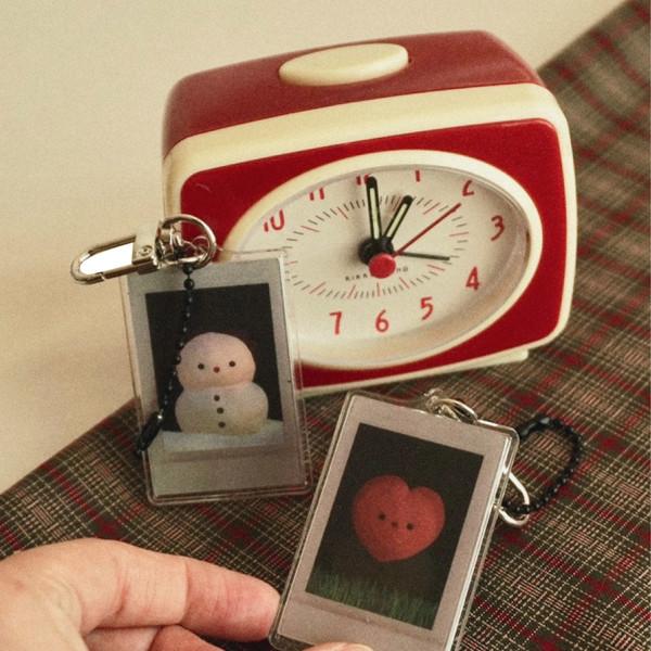snowman&heart charm | 눈사람&하트키링