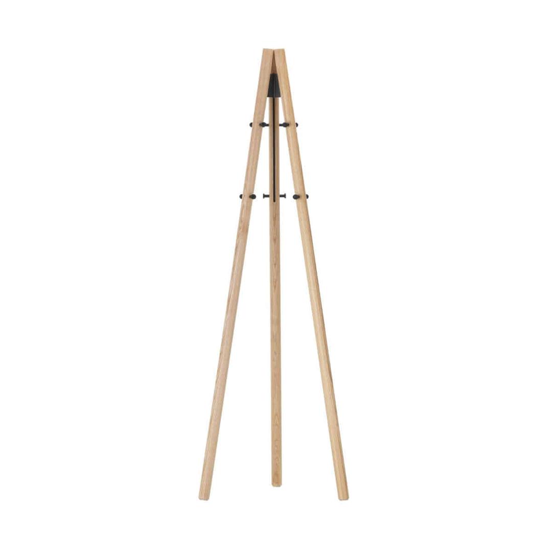 Kiila Coat Stand  Clear Varnish-Black