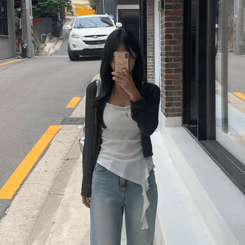 *주문폭주/26일입고* [캡내장/끈조절O] 드레이프 프릴나시