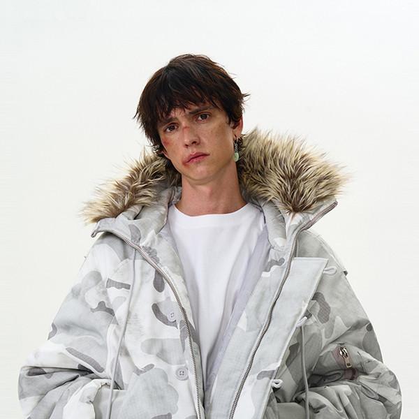 White Camouflage N2B Bomber Jacket