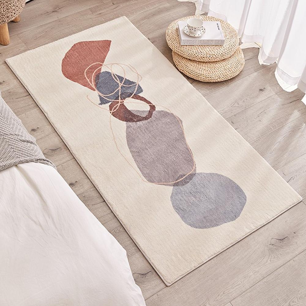북유럽 14 타입 사계절 긴 양탄자 침실 카페트 단모 원룸 먼지없는 러그 사무실 거실 카펫