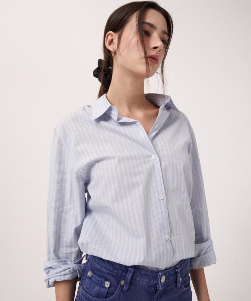 에센셜 포플린 셔츠 [스카이 블루]