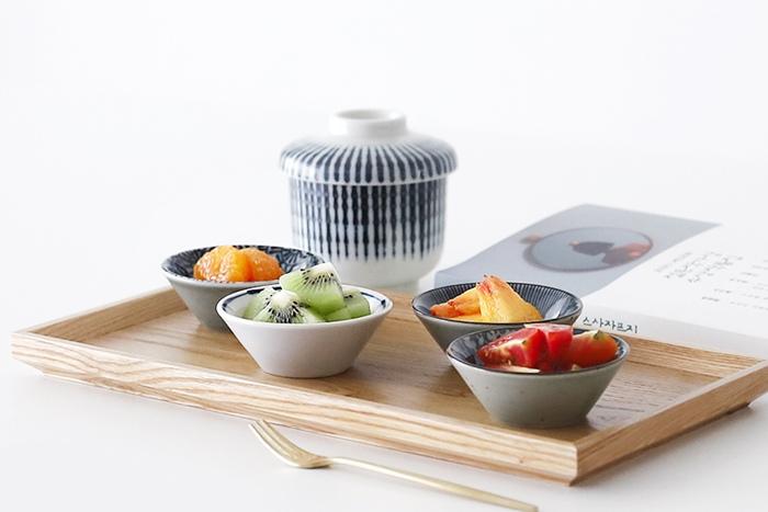 일본종지 올드패션 나팔꽃 소스볼