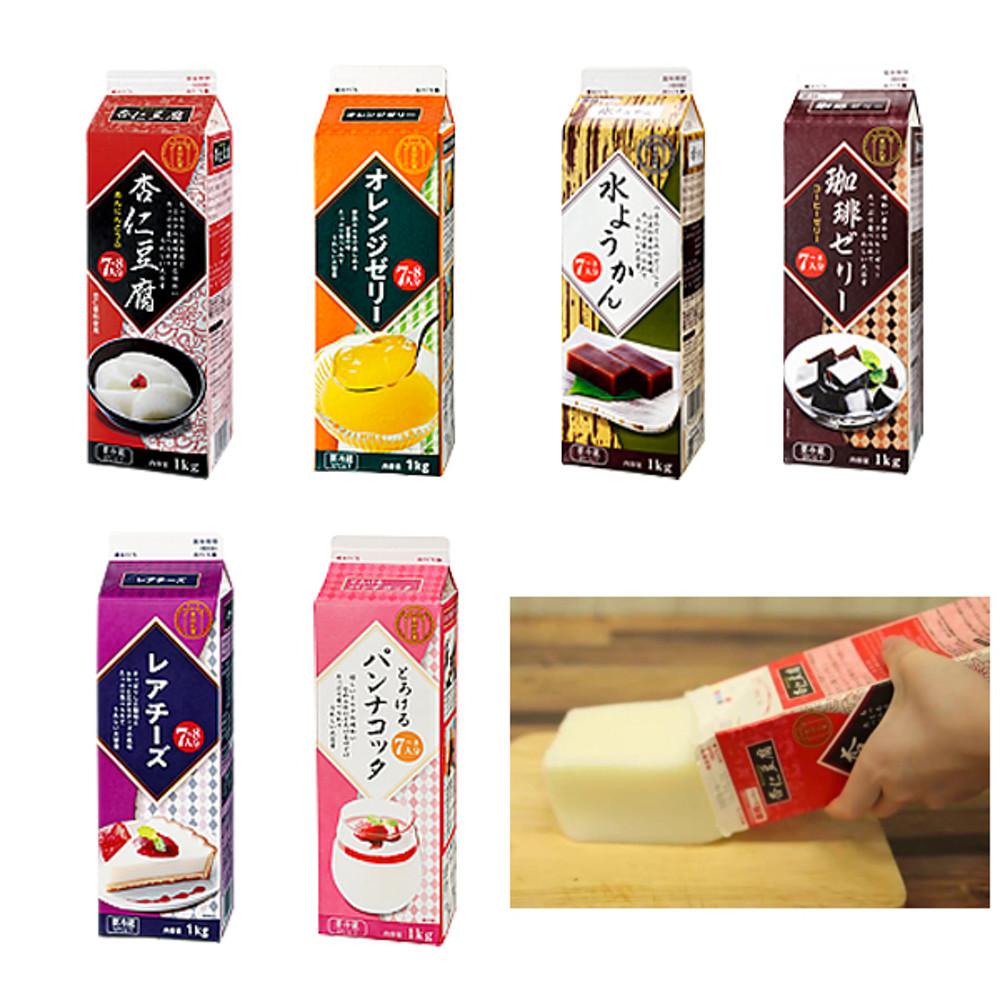교무슈퍼 대왕푸딩 1kg 우유팩 대용량 푸딩