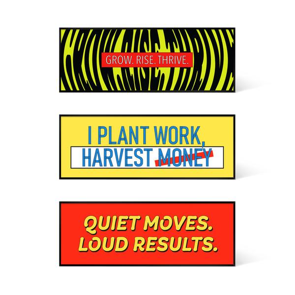 [JARI EDITIONS Vol.02] 디자인 포스터 - Grow. Rise. Thrive.