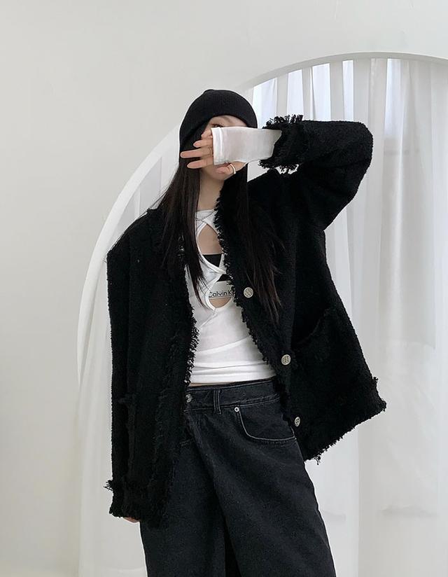 Over tweed jacket
