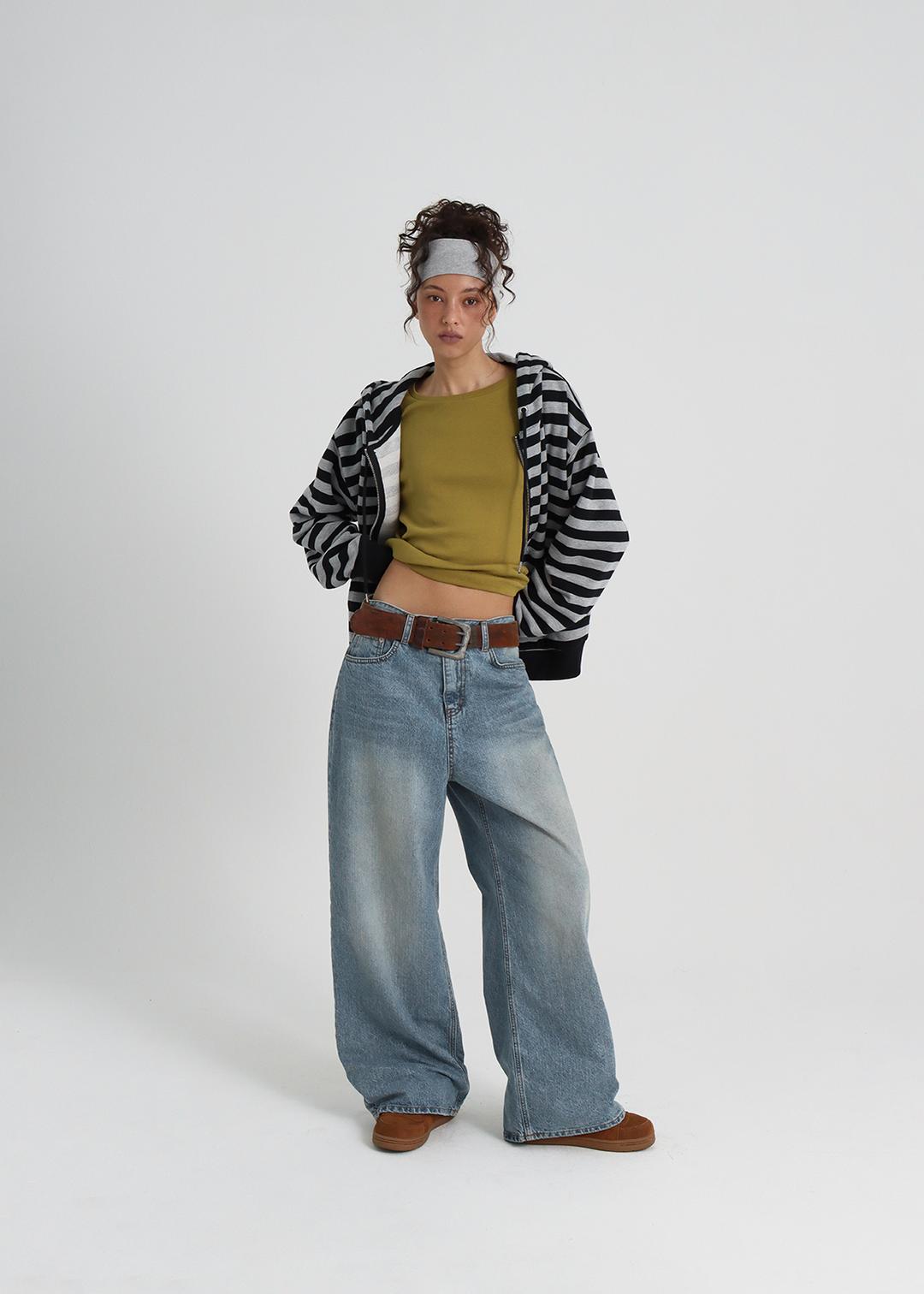 블랙업 [1천장판매] [B-BASIC] 라이트 스탠다드 라운드 긴팔티 (2SIZE)