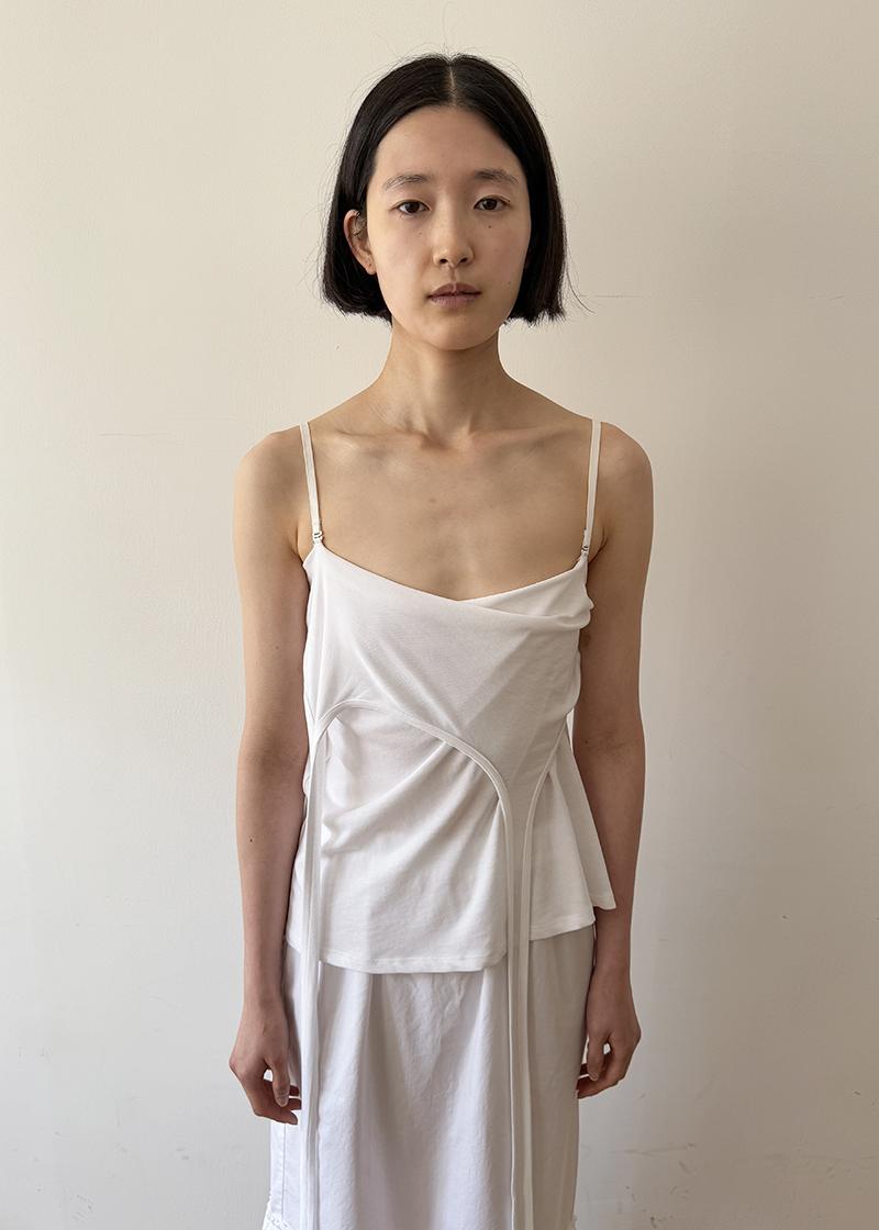 TWO-WAY STRAP DRESS IN WHITE