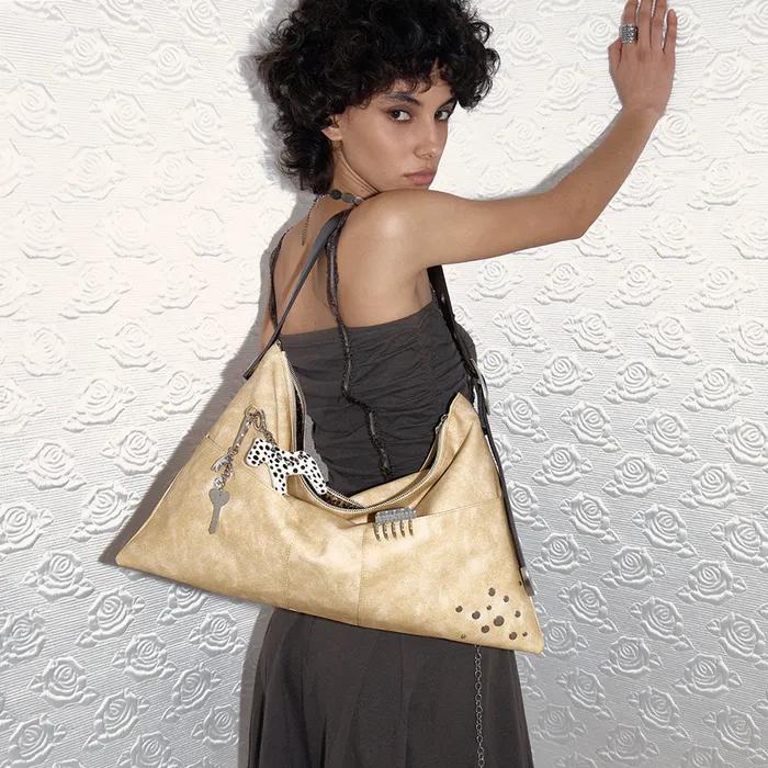 RORA HOBO BAG [Vintage Yellow]