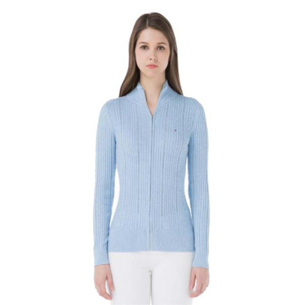 [현대백화점][타미힐피거여성] (TFMR1WAE01D0) 케이블니트 집업 가디건